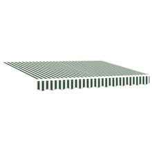 Vervangingsdoek voor zonnescherm Groen en wit 300 x 250 cm