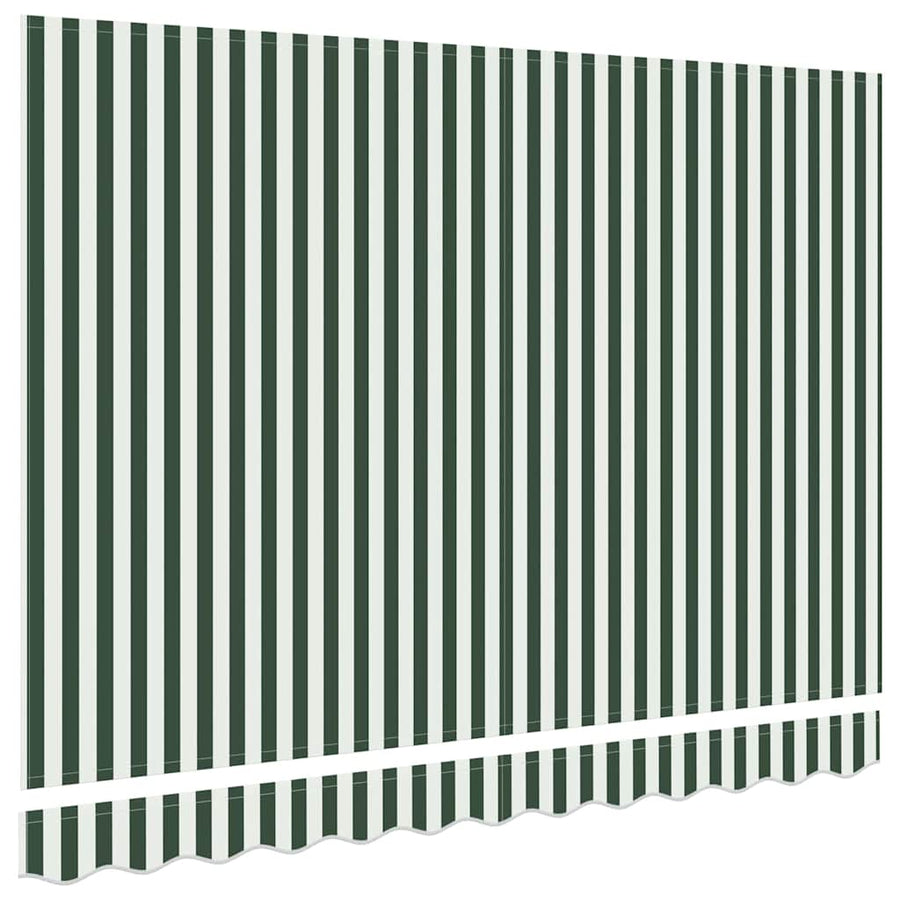 Vervangingsdoek voor zonnescherm Groen en wit 300 x 250 cm