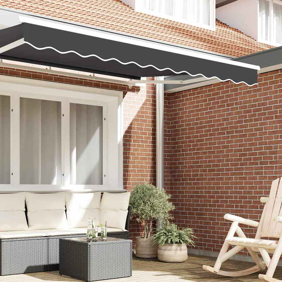Markies Valance Antraciet 580 x 20 cm Canvas