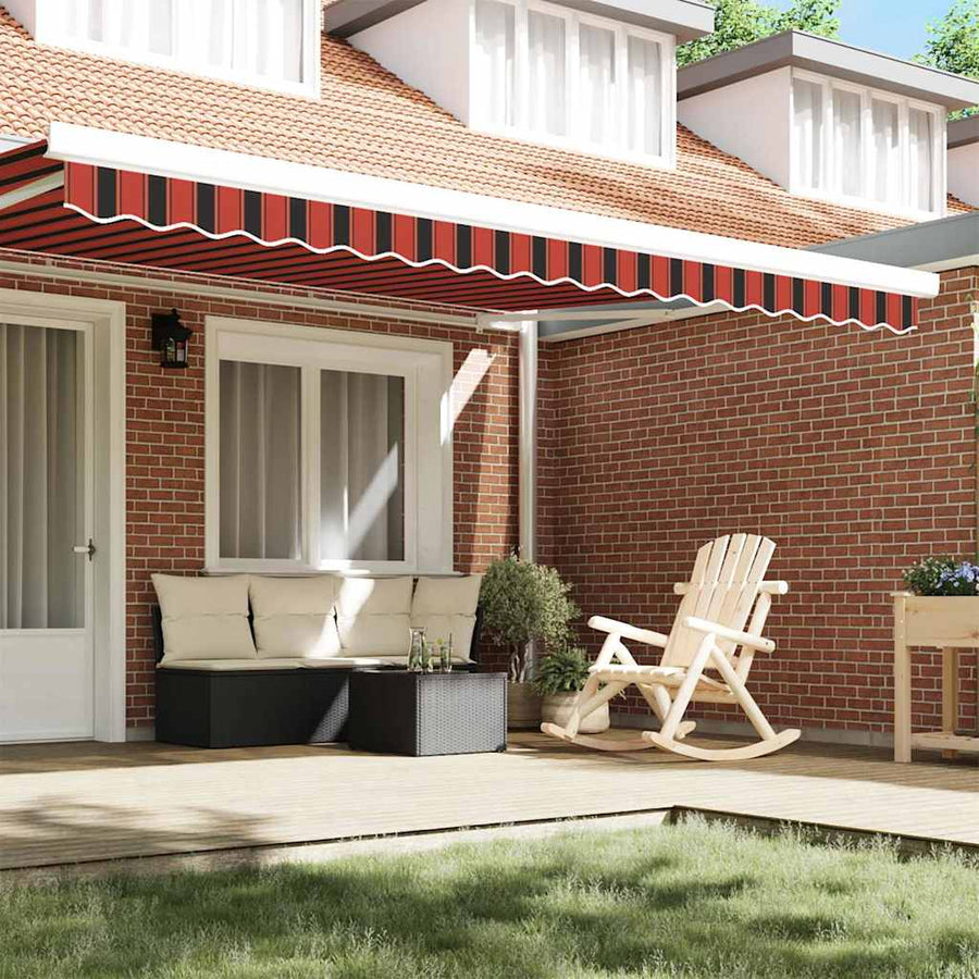 Markies Valance Multikleur 4.3 X 0.2 M Canvas Oranje/Zwart/Geel 4.5 m