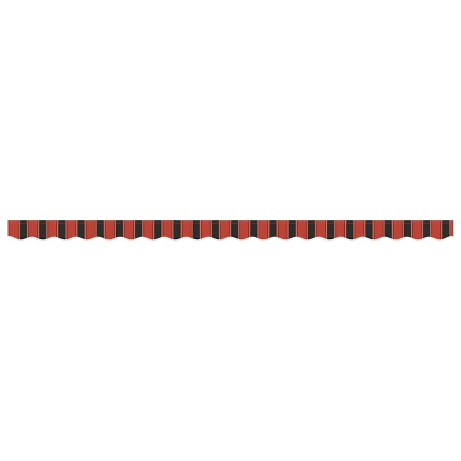 Markies Valance Multikleur 4.3 X 0.2 M Canvas Oranje/Zwart/Geel 4.5 m