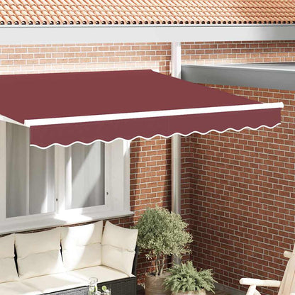 Markies Valance Bordeauxrood 580 x 20 cm Canvas