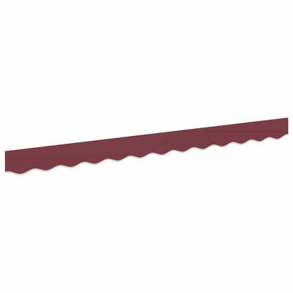 Markies Valance Bordeauxrood 580 x 20 cm Canvas
