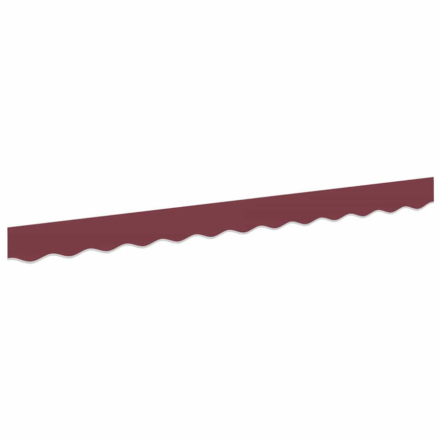 Markies Valance Bordeauxrood 580 x 20 cm Canvas