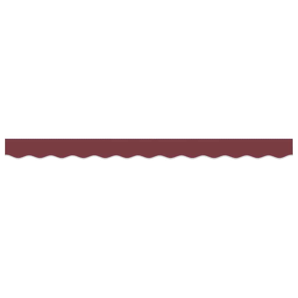 Markies Valance Bordeauxrood 580 x 20 cm Canvas