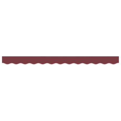 Markies Valance Bordeauxrood 580 x 20 cm Canvas