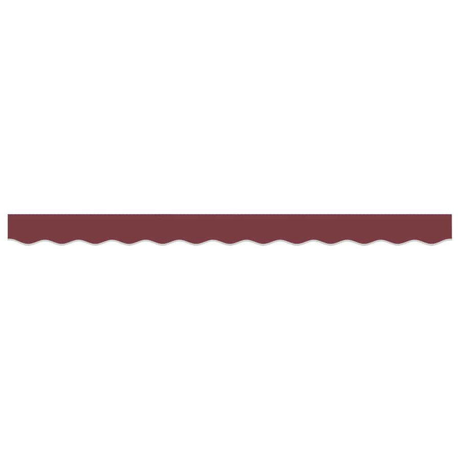 Markies Valance Bordeauxrood 580 x 20 cm Canvas