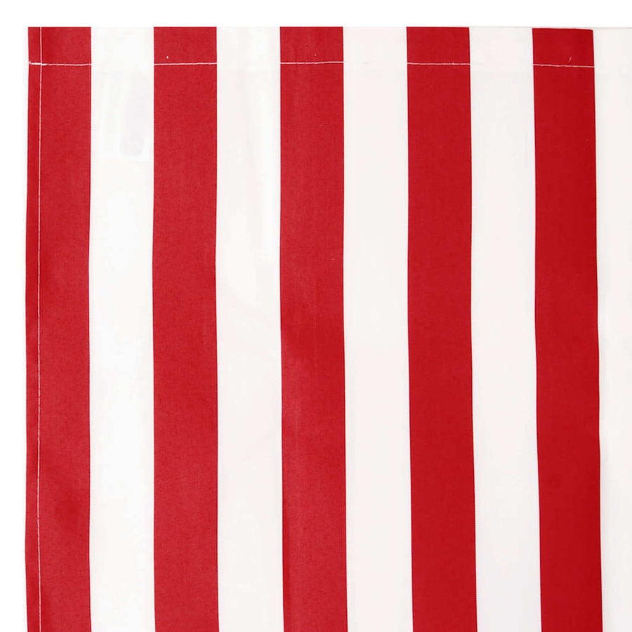 Markies Valance 2.3 X 0.2 M Canvas Rood En Wit 2.5 m