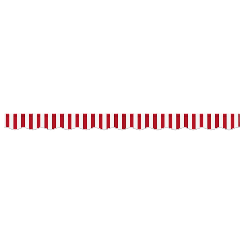 Markies Valance 2.3 X 0.2 M Canvas Rood En Wit 2.5 m