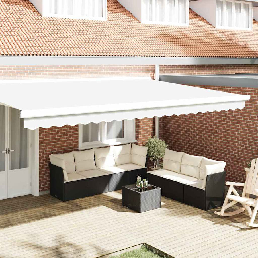 Markies Valance 4.8 X 0.2 M Canvas Wit 5 m