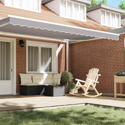 Markies Valance 4.3 X 0.2 M Canvas Lichtgrijs 4.5 m