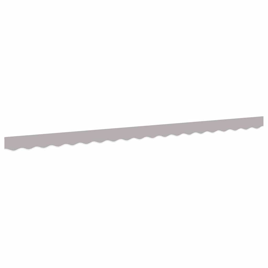 Markies Valance 4.3 X 0.2 M Canvas Lichtgrijs 4.5 m