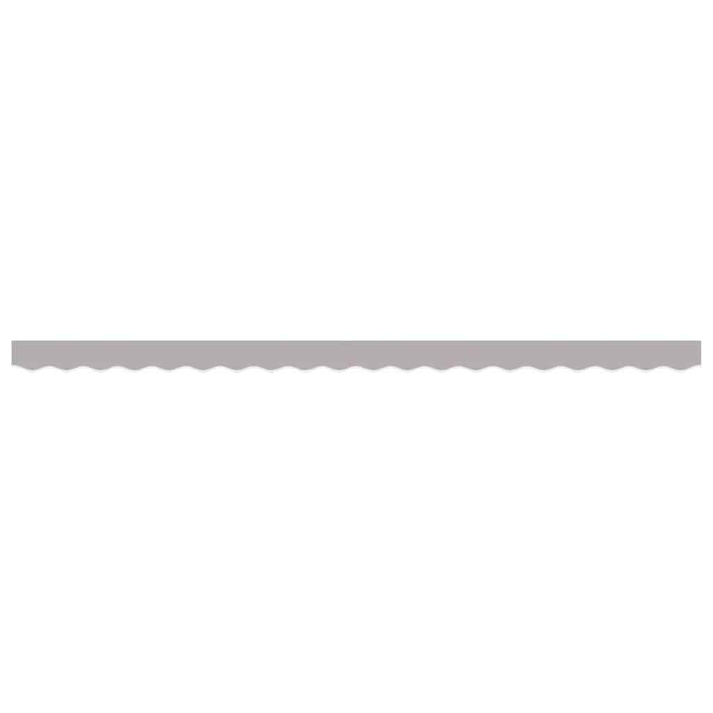 Markies Valance 4.3 X 0.2 M Canvas Lichtgrijs 4.5 m