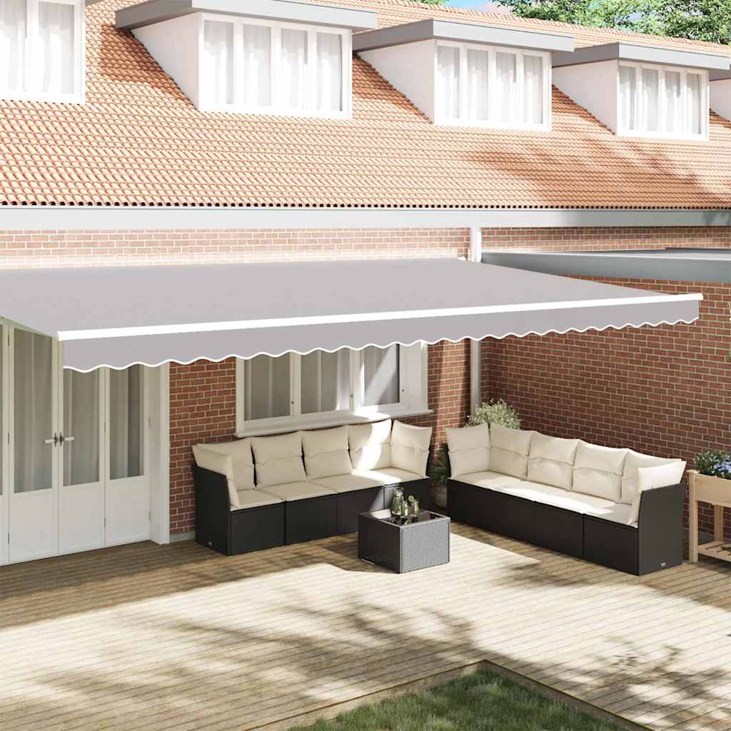 Markies Valance 5.8 X 0.2 M Canvas Lichtgrijs 6 m