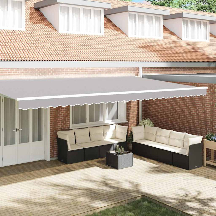 Markies Valance 5.8 X 0.2 M Canvas Lichtgrijs 6 m