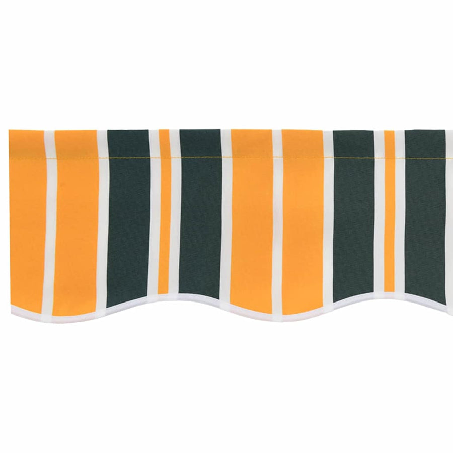 Markies Valance Groen en geel 2.3 x 0.2 m Canvas
