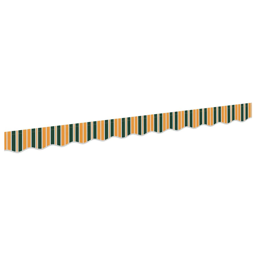 Markies Valance Groen en geel 2.3 x 0.2 m Canvas