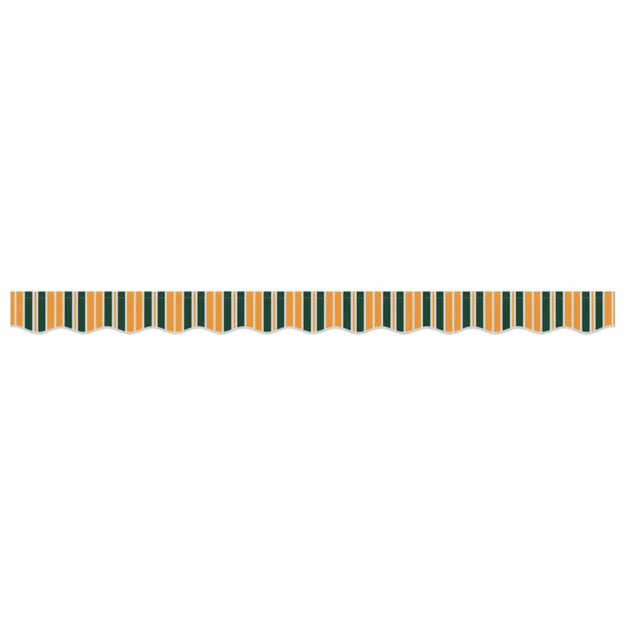 Markies Valance Groen en geel 2.3 x 0.2 m Canvas