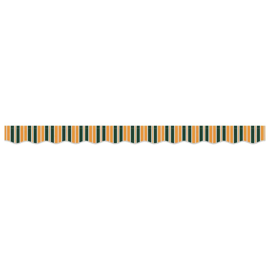 Markies Valance 3.3 X 0.2 M Canvas Groen En Geel 3.5 m