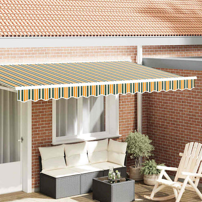 Markies Valance Groen En Geel 580 X 20 Cm Canvas