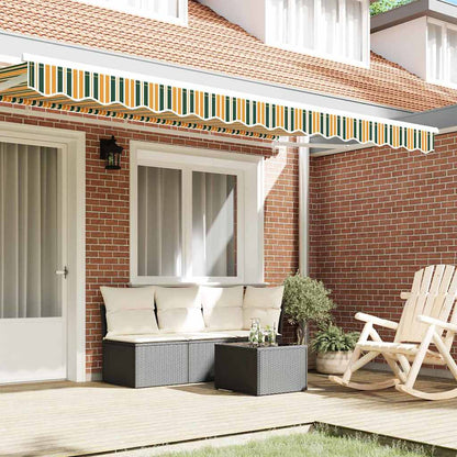 Markies Valance Groen En Geel 580 X 20 Cm Canvas
