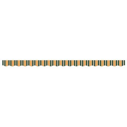 Markies Valance Groen En Geel 580 X 20 Cm Canvas
