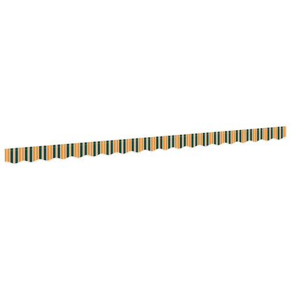 Markies Valance 4.3 X 0.2 M Canvas Groen En Geel 4.5 m