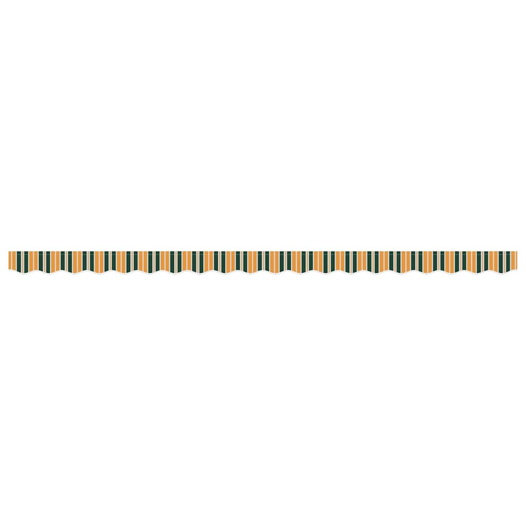 Markies Valance 4.3 X 0.2 M Canvas Groen En Geel 4.5 m