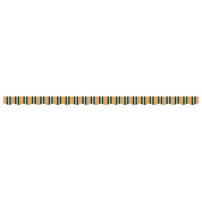Markies Valance 4.3 X 0.2 M Canvas Groen En Geel 4.5 m