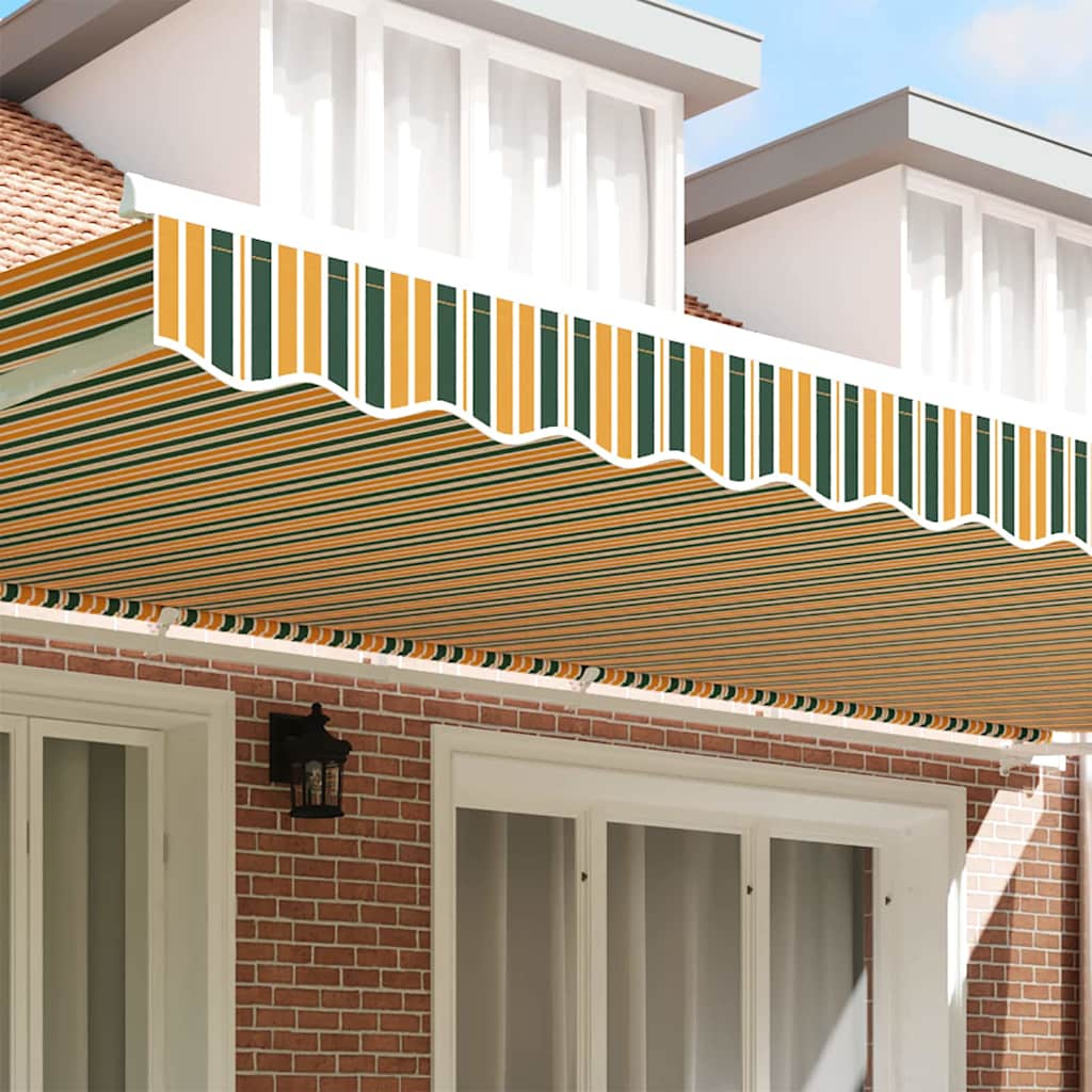 Markies Valance 5.8 X 0.2 M Canvas Groen En Geel 6 m