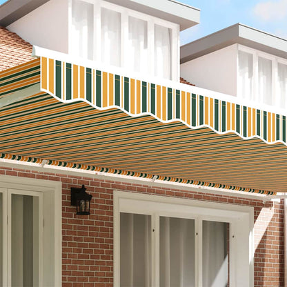 Markies Valance 5.8 X 0.2 M Canvas Groen En Geel 6 m