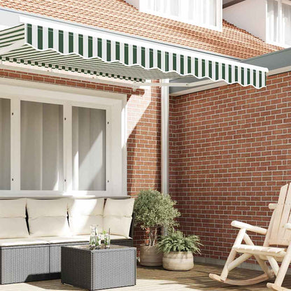 Markies Valance 2.3 X 0.2 M Canvas Groen En Wit 2.5 m