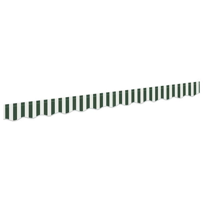 Markies Valance 2.3 X 0.2 M Canvas Groen En Wit 2.5 m