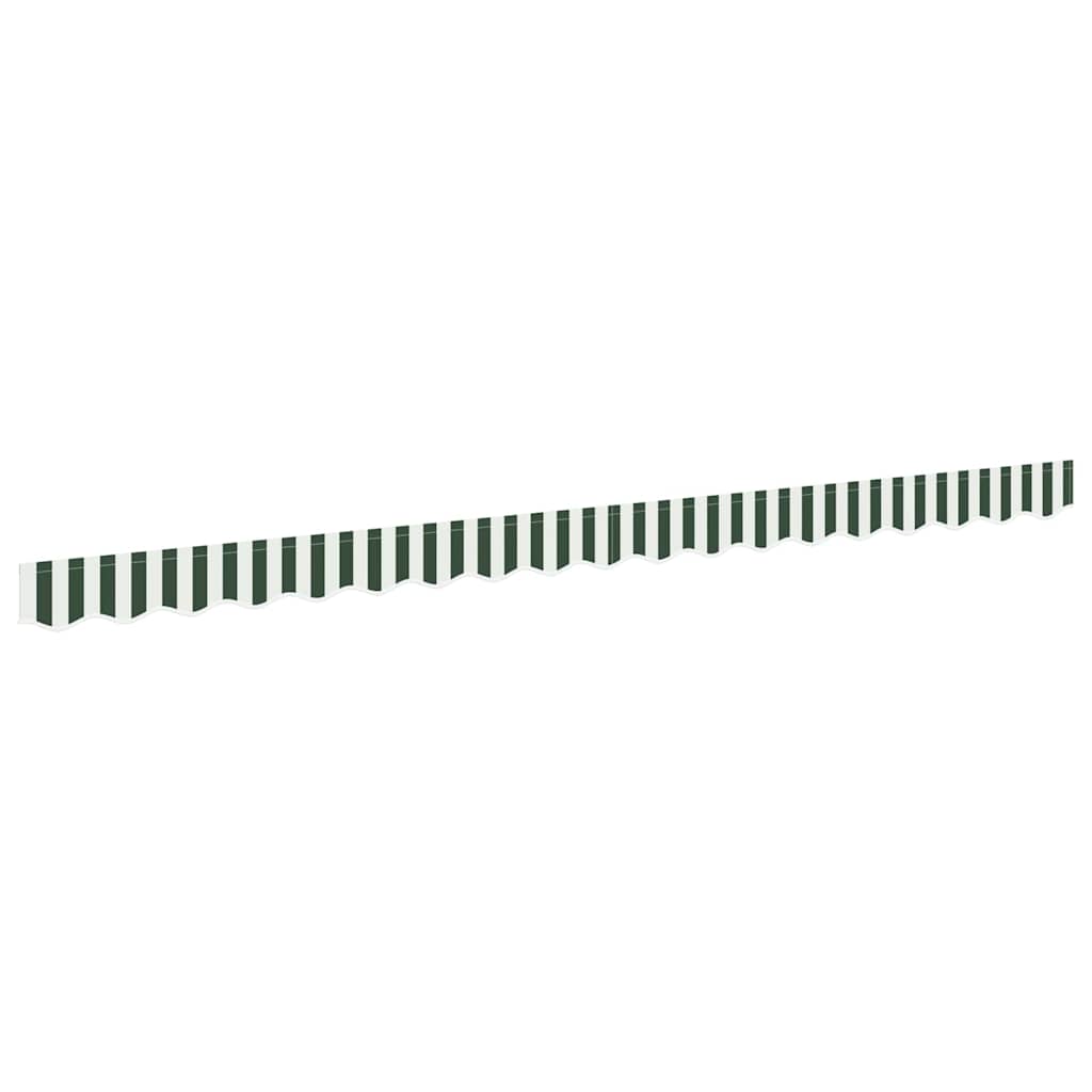 Markies Valance 3.8 X 0.2 M Canvas Groen En Wit 4 m