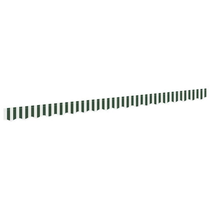 Markies Valance 3.8 X 0.2 M Canvas Groen En Wit 4 m