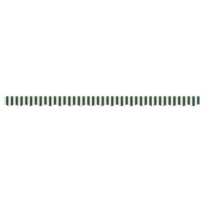 Markies Valance 3.8 X 0.2 M Canvas Groen En Wit 4 m