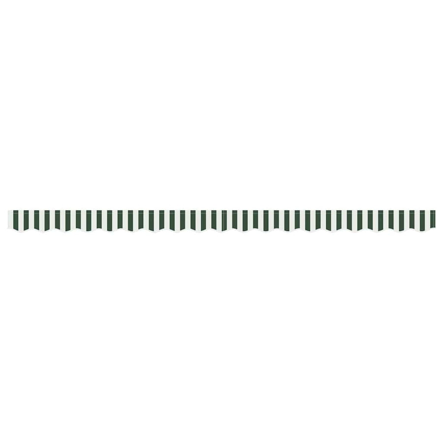 Markies Valance 3.8 X 0.2 M Canvas Groen En Wit 4 m