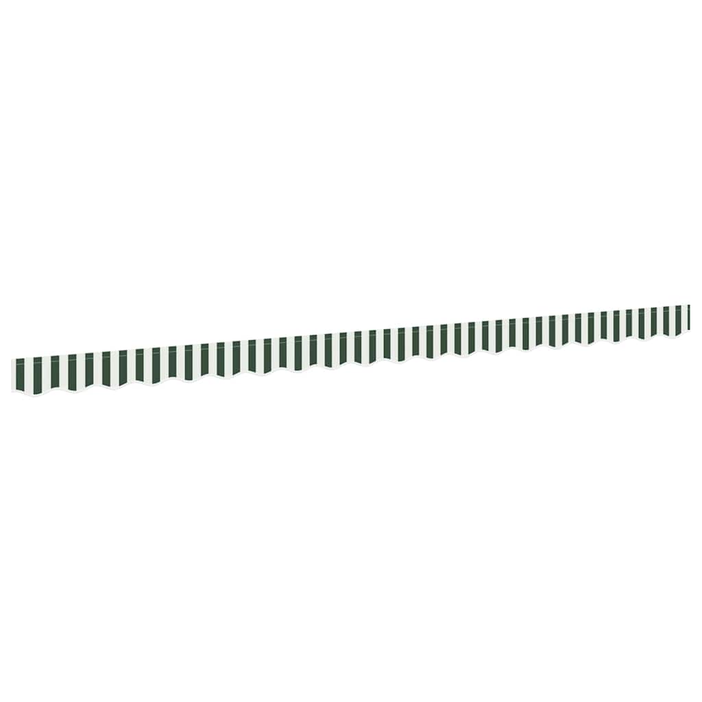 Markies Valance 4.3 X 0.2 M Canvas Groen En Wit 4.5 m