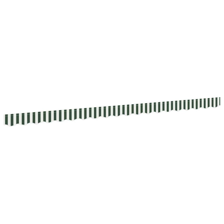 Markies Valance 4.3 X 0.2 M Canvas Groen En Wit 4.5 m