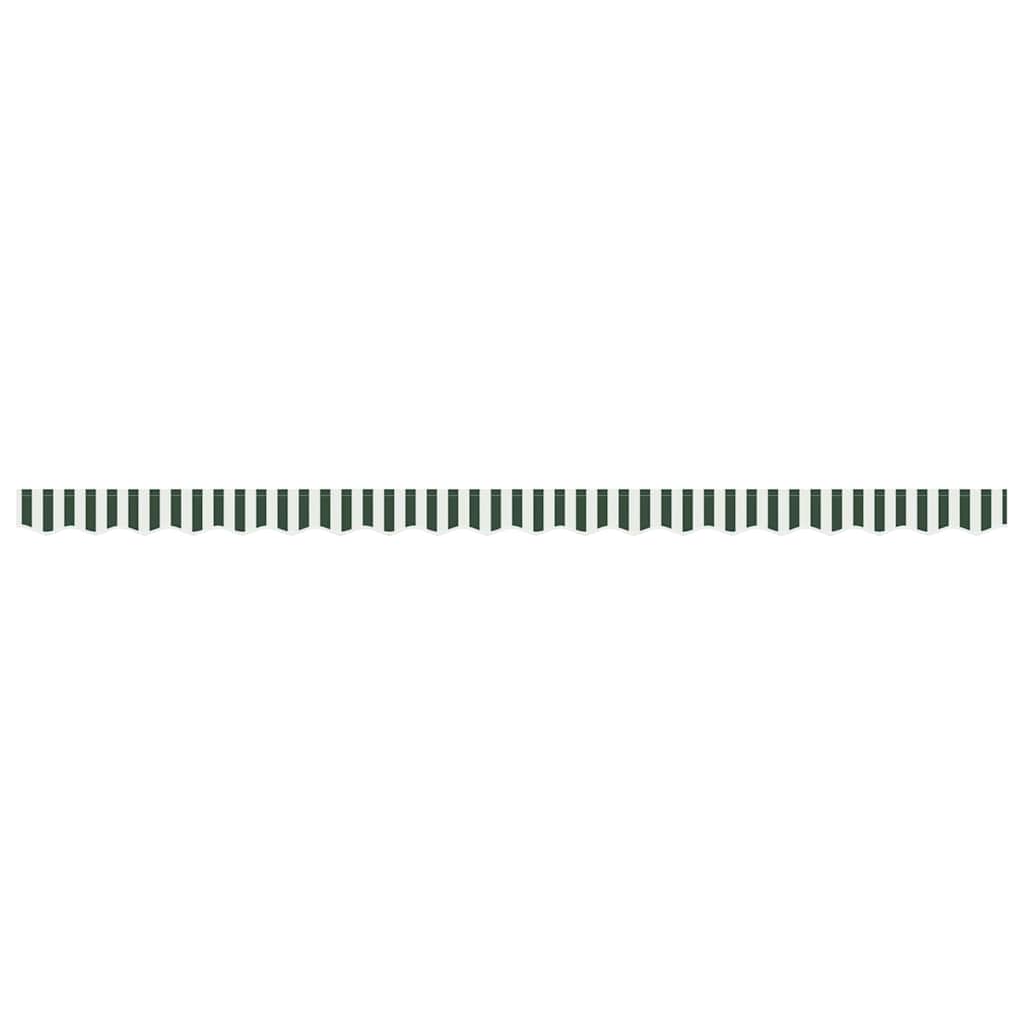Markies Valance 4.3 X 0.2 M Canvas Groen En Wit 4.5 m