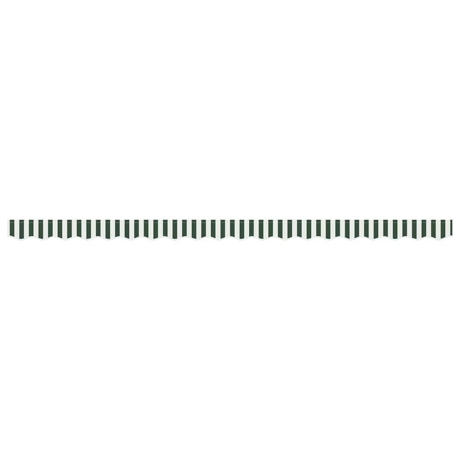 Markies Valance 4.3 X 0.2 M Canvas Groen En Wit 4.5 m