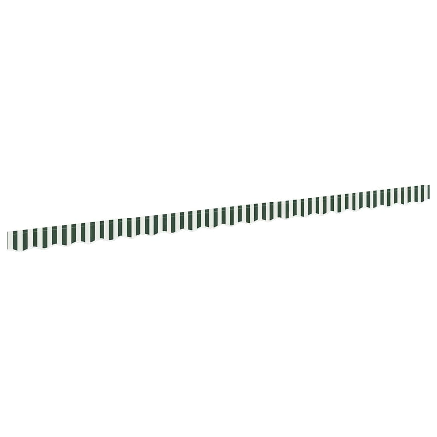 Markies Valance 4.8 X 0.2 M Canvas Groen En Wit 5 m