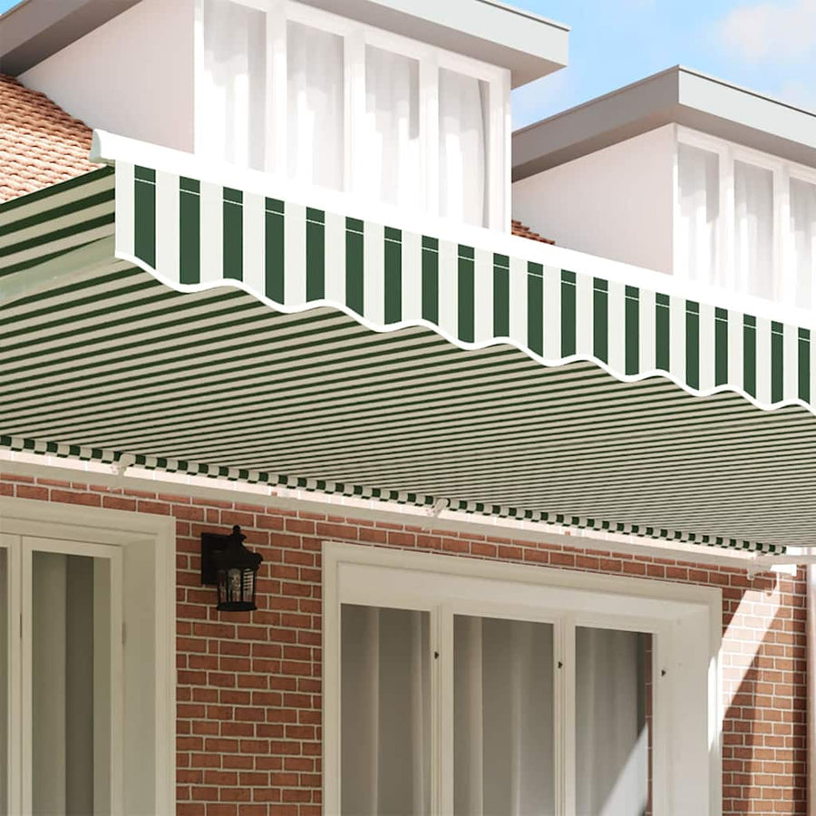 Markies Valance 5.8 X 0.2 M Canvas Groen En Wit 6 m