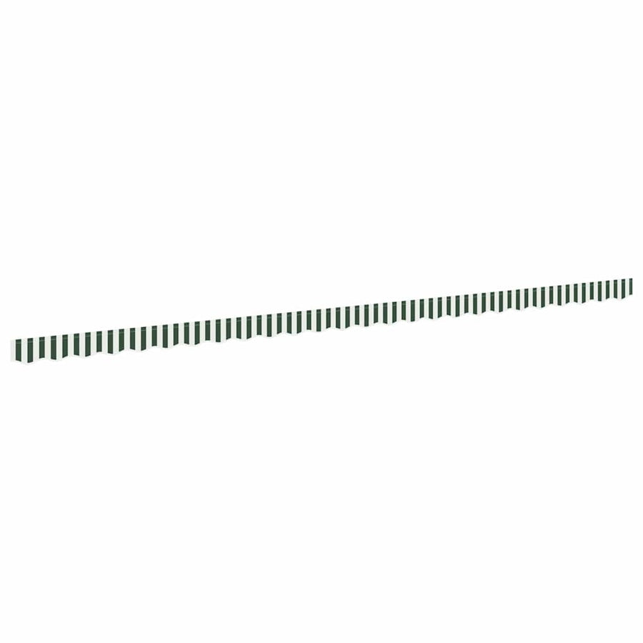 Markies Valance 5.8 X 0.2 M Canvas Groen En Wit 6 m