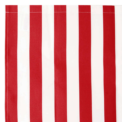 Zonnescherm Vervangingen Rood en Wit 1000 x 160 cm