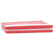 Zonnescherm vervangingsdoek 1000x160 cm rood wit