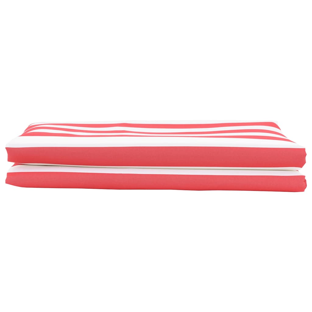 Zonnescherm Vervangingen Rood en Wit 1000 x 160 cm