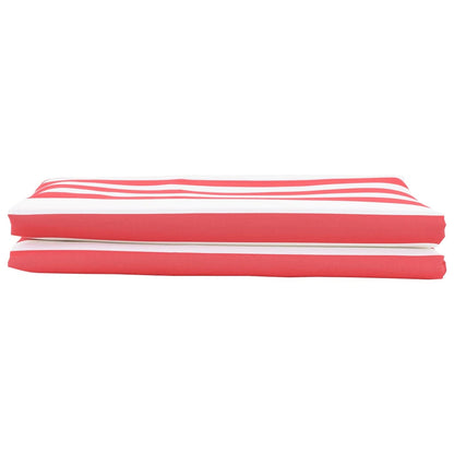 Zonnescherm Vervangingen Rood en Wit 1000 x 160 cm