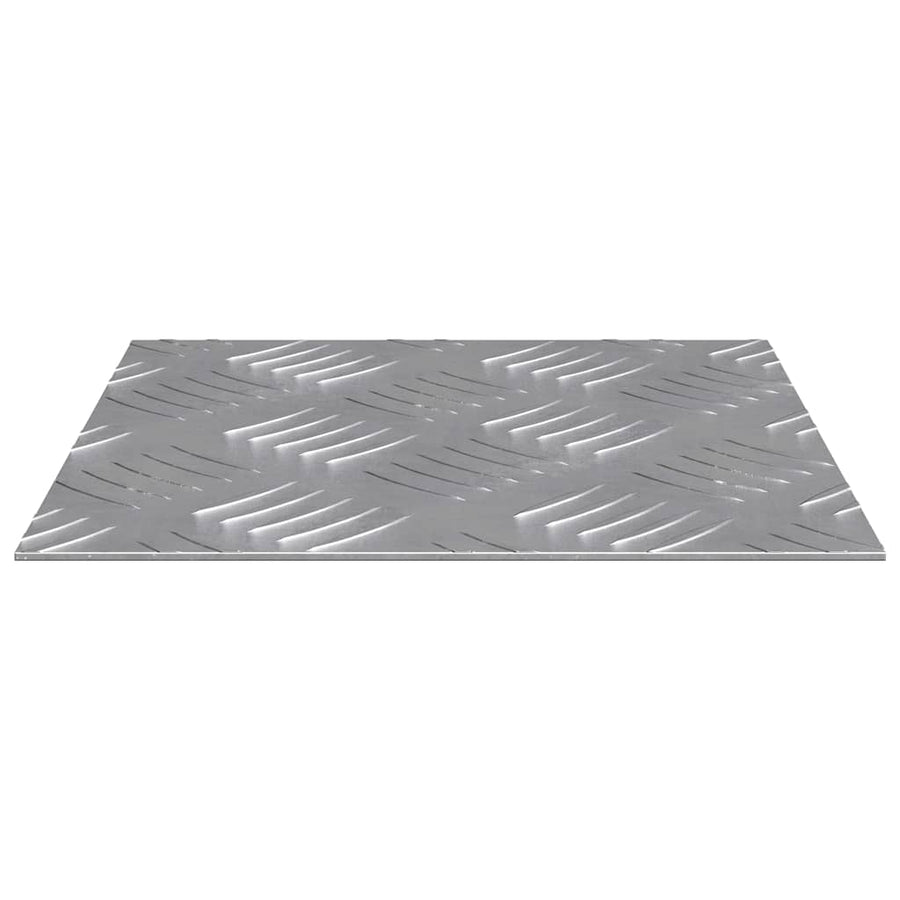 Trap Tread Vierkant 2 pcs Zilver 20 x 20 cm Aluminium