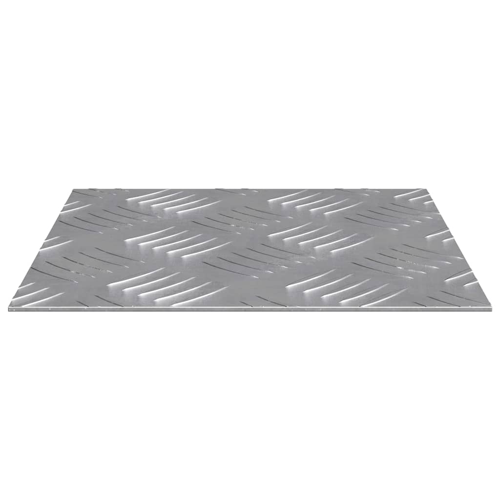 Trap Tread Vierkant 4 pcs Zilver 20 x 20 cm Aluminium